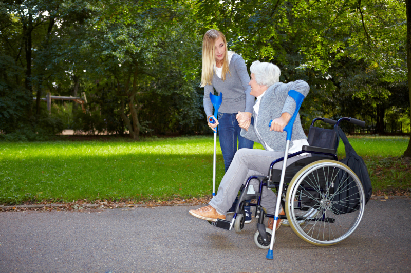 Man in wheelchair